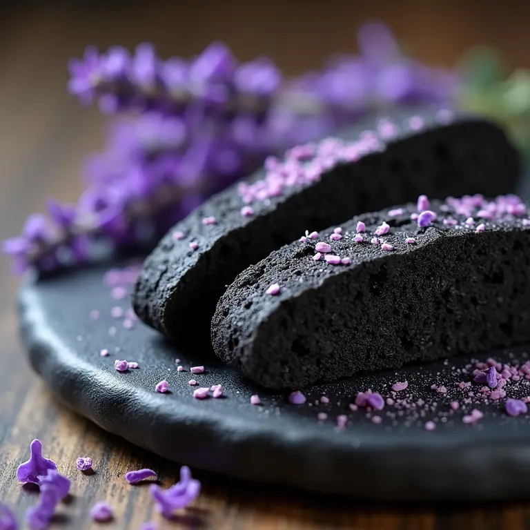 biscotti carbone lavanda