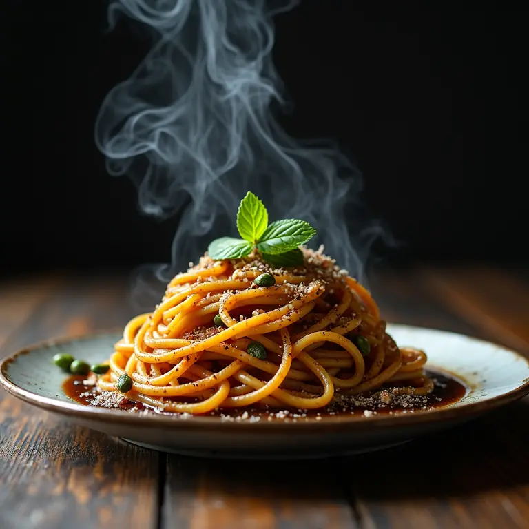 spaghetti al caffè