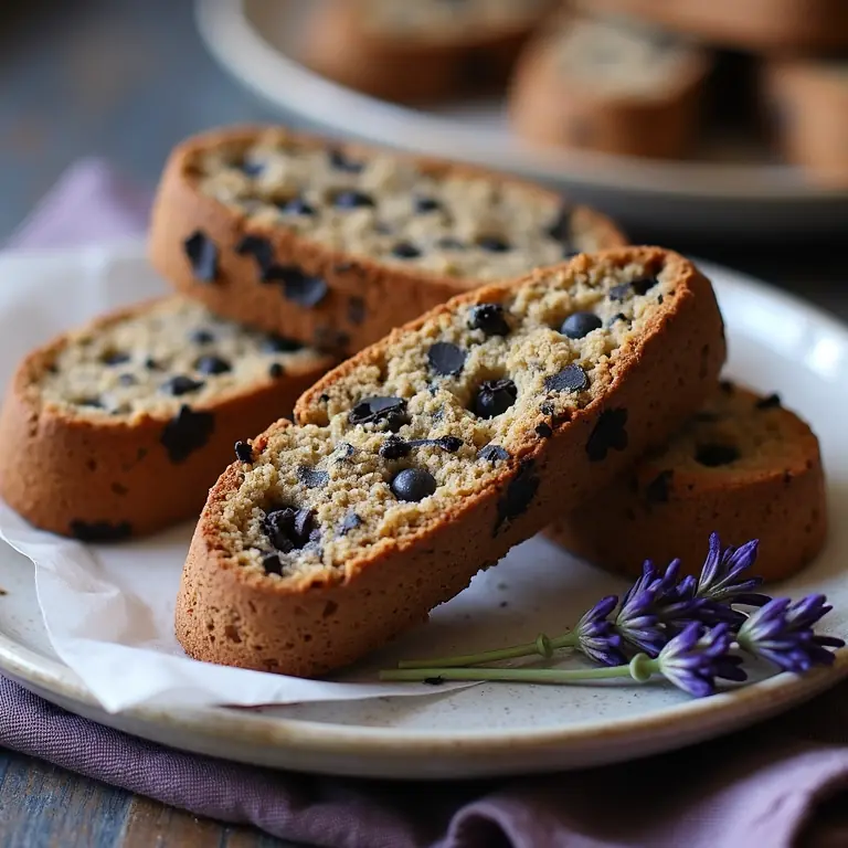 biscotti carbone lavanda