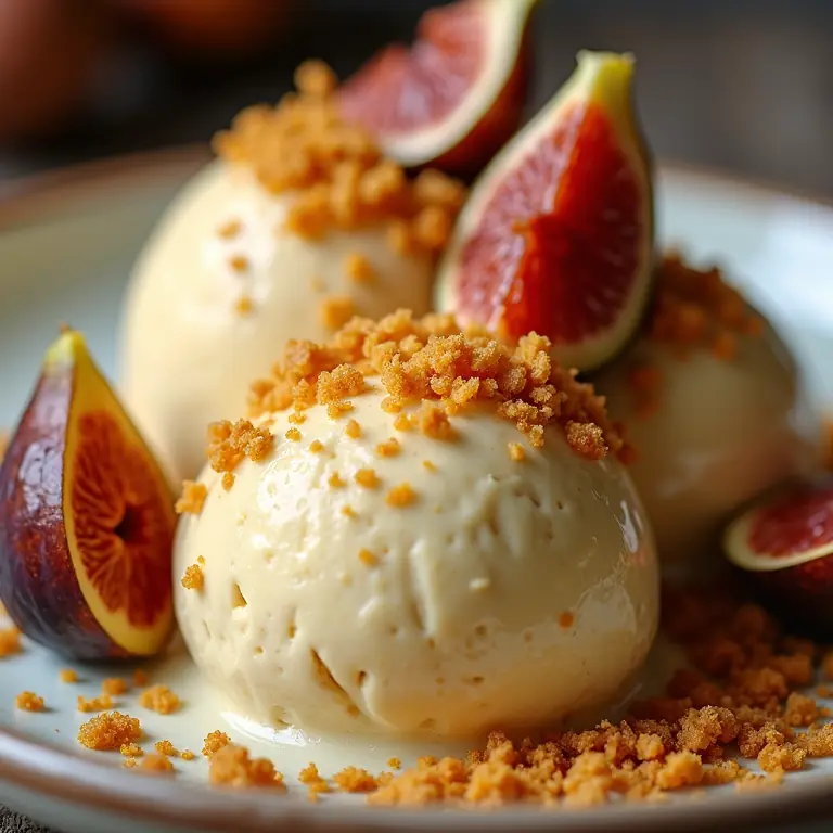 gelato gorgonzola fichi