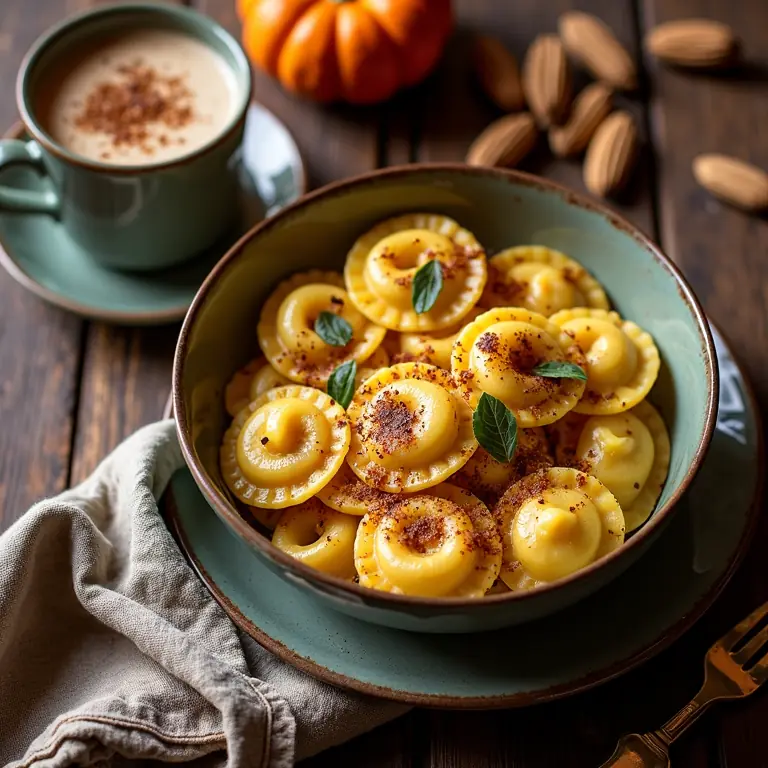 tortelli zucca caffè