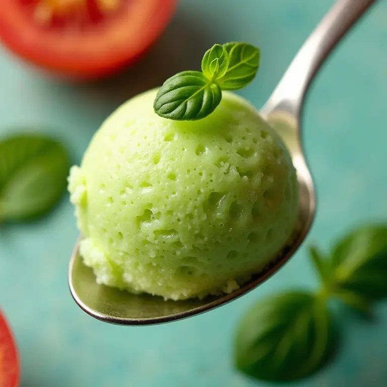 sorbetto pomodoro verde