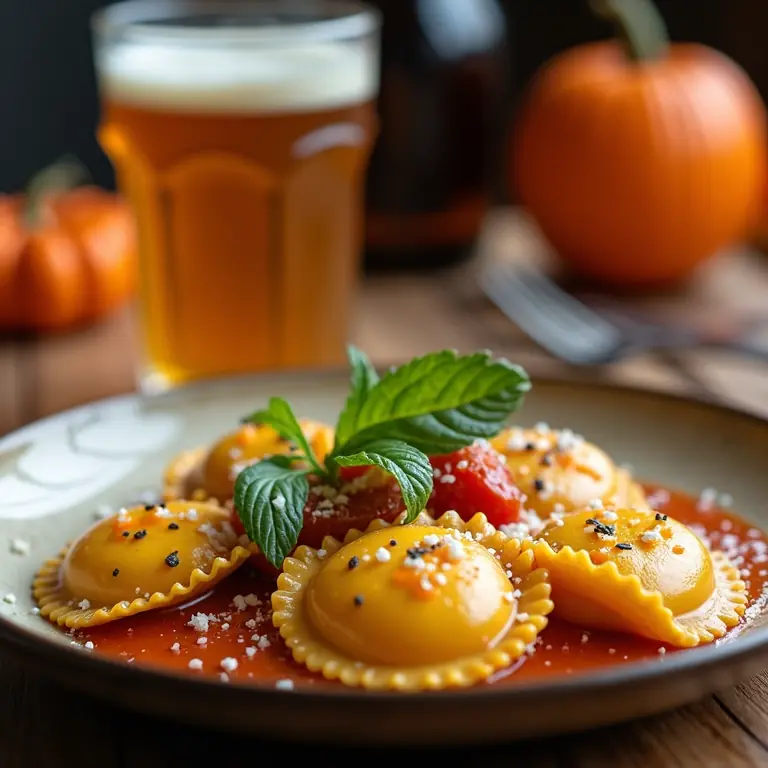ravioli di zucca