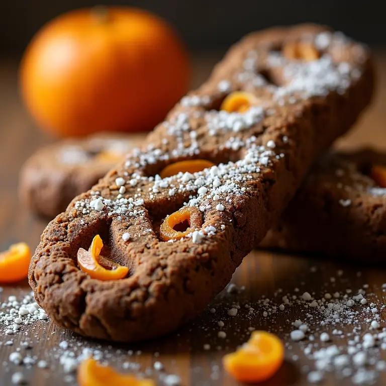biscotti al nero sepia