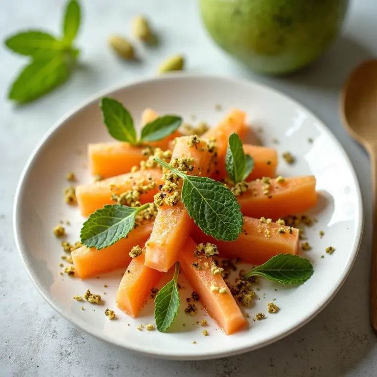 sformato melone menta